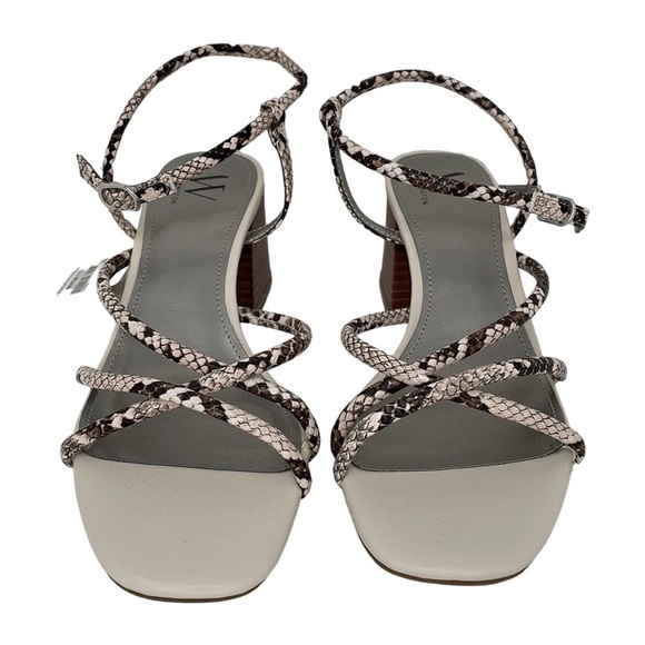 Worthington Sandals Open Toes Python Print Strappy NWT Size 8.5 - Picture 6 of 10